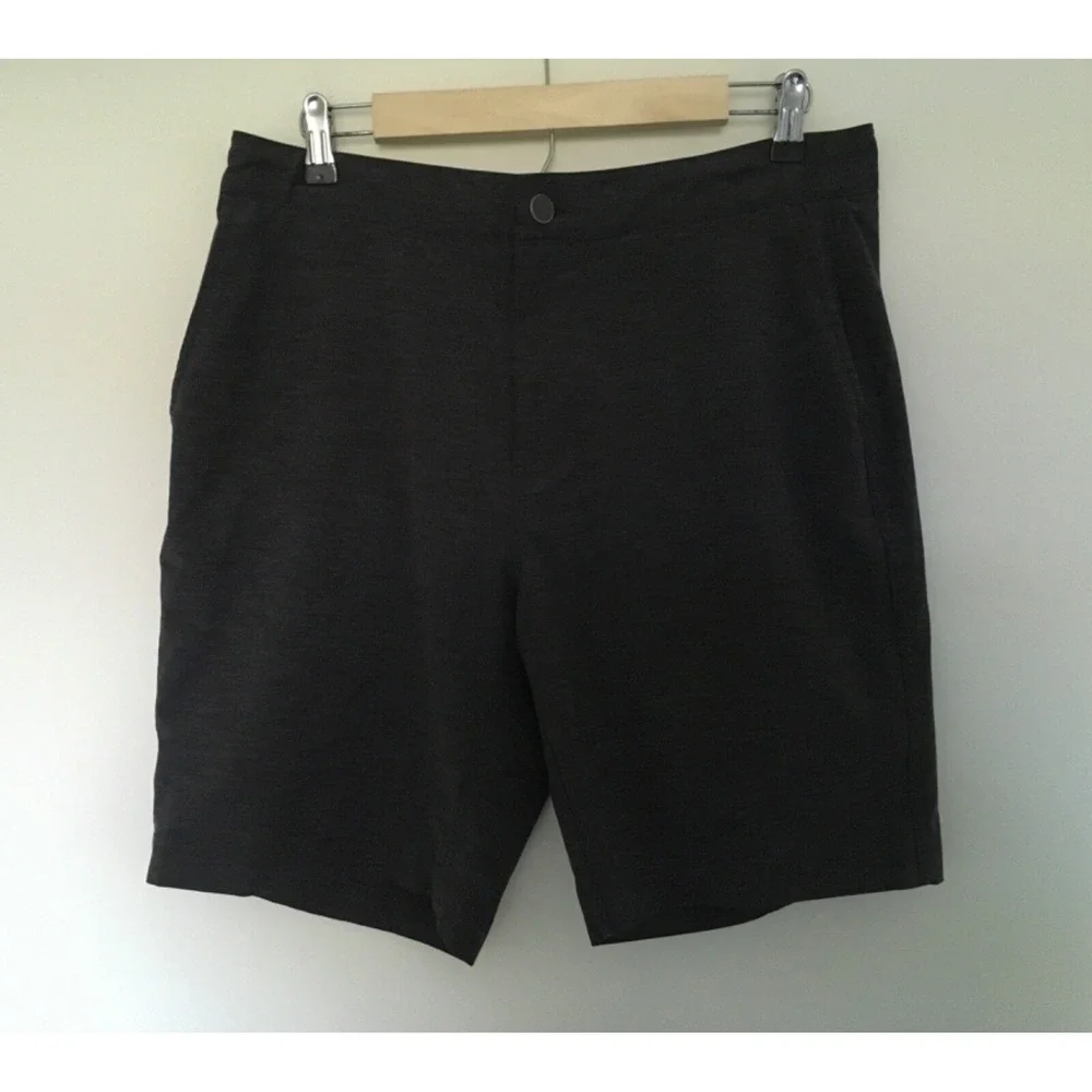 Faherty All Day Shorts Version 2.0 Mens 33 x 9 DrawString Performance Charcoal